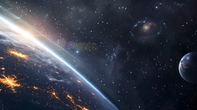外太空星光点点图片