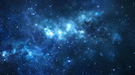 璀璨星空仰拍图片