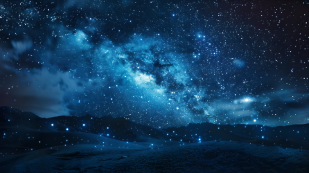 星空浩瀚风景图片