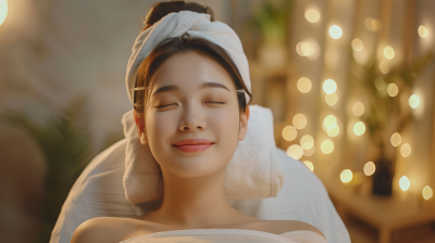 健康按摩女性养生图片