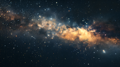 星空壮阔银河图片
