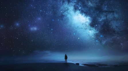 星空星云壮丽图片
