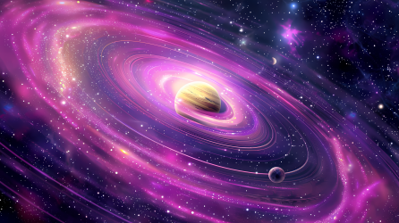 星系浩瀚图片