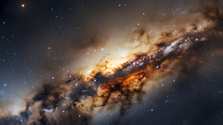 星系黑洞奇观图片