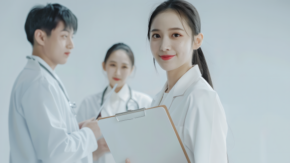医疗团队女护士图片