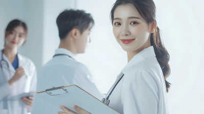 医疗团队女医生图片
