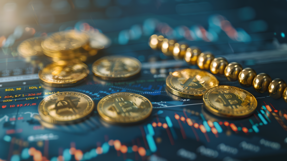 金融安全图表上涨图片