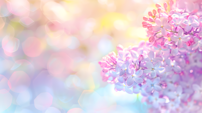 丁香花清新阳光图片