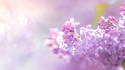 丁香花春日美景图片