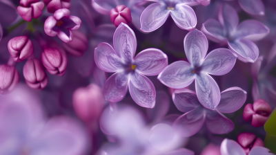 丁香花特写图片