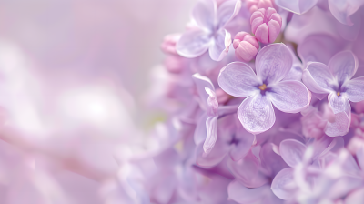 丁香花绽放图片