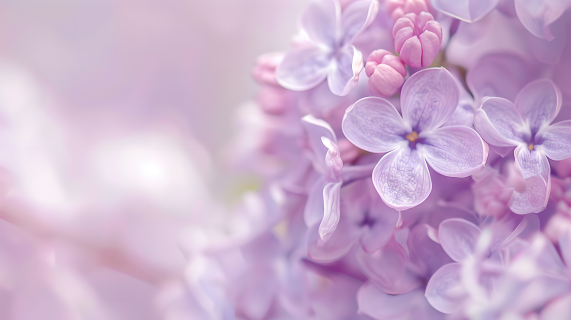 丁香花绽放图片