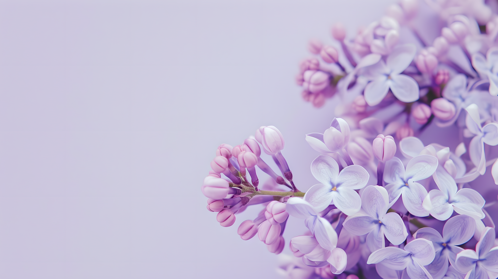 丁香花淡紫色背景图片