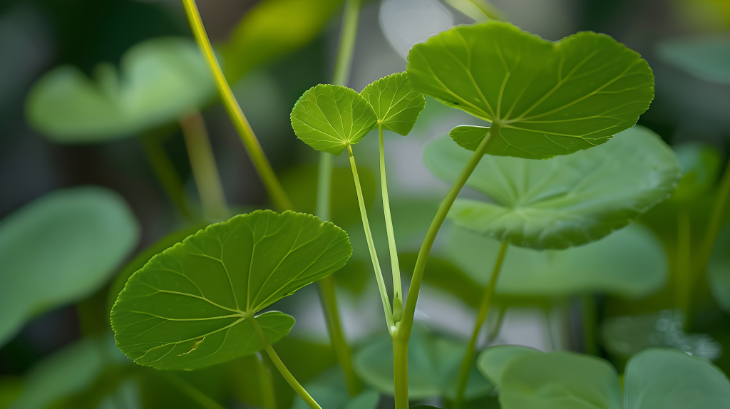 金钱草心形叶片图片