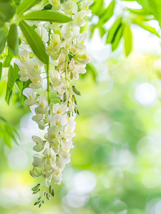 槐花唯美版权图片下载