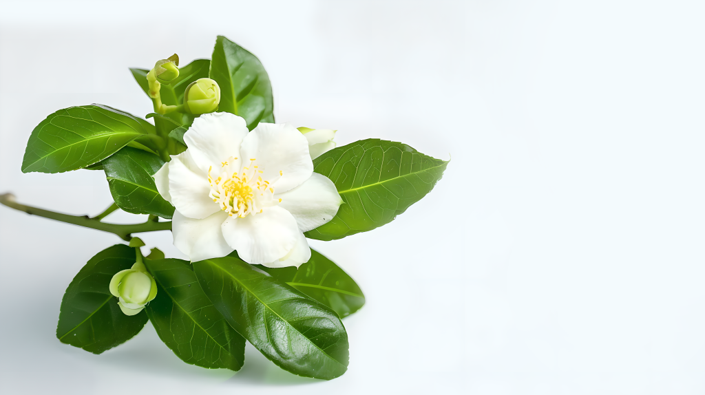茉莉花清新简约版权图片下载