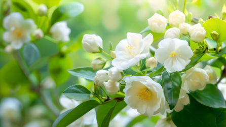 茉莉花花园美景图片