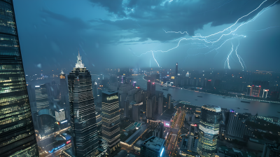 暴雨天气图片