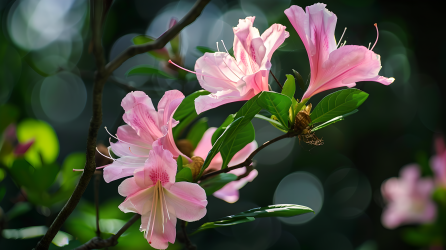 紫荆花粉色花瓣图片
