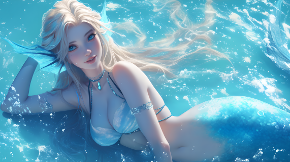 美人鱼海洋图片