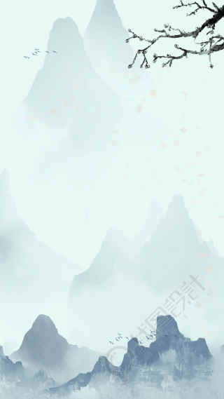 中国风水墨风景图片