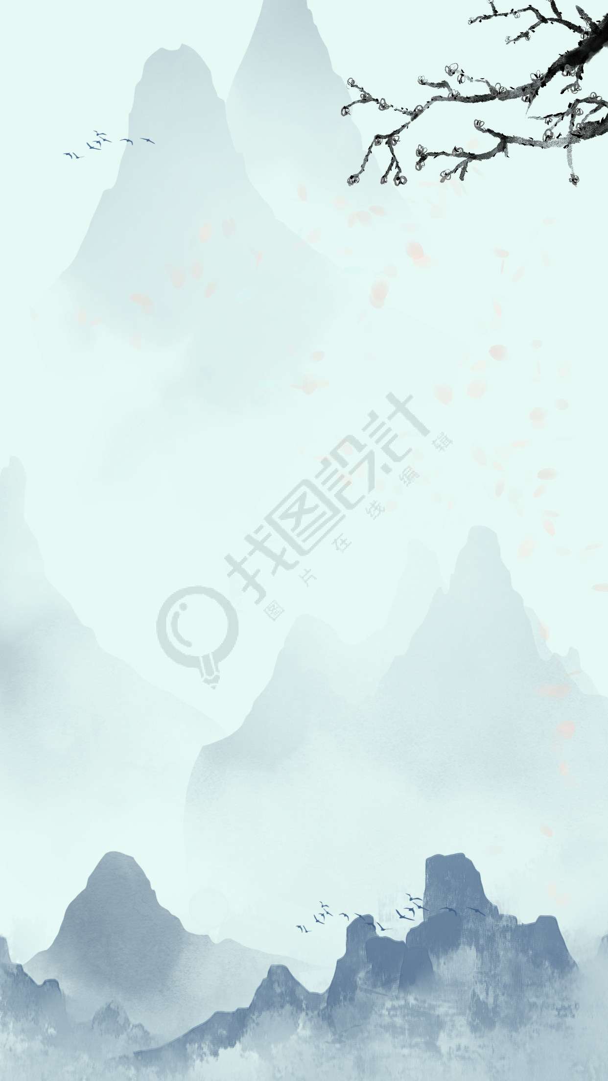 中国风水墨风景图片