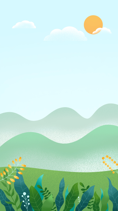 晴朗天气户外郊游美景背景