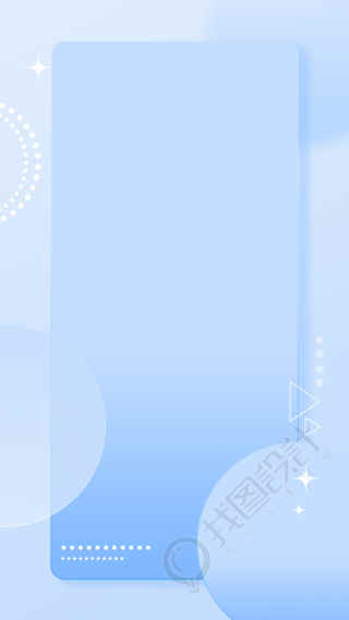 浅蓝色创意图形渐变背景
