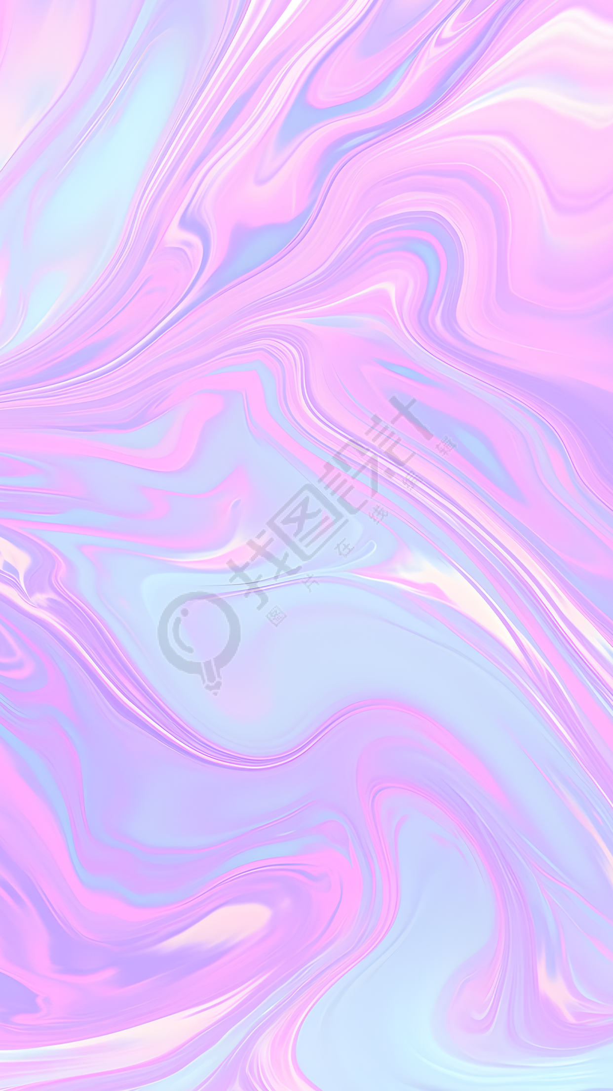 镭射风格粉蓝色背景
