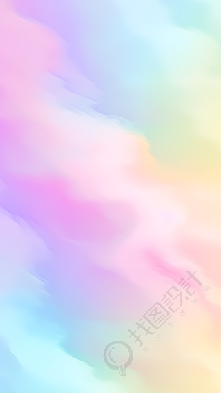 唯美彩虹色调背景