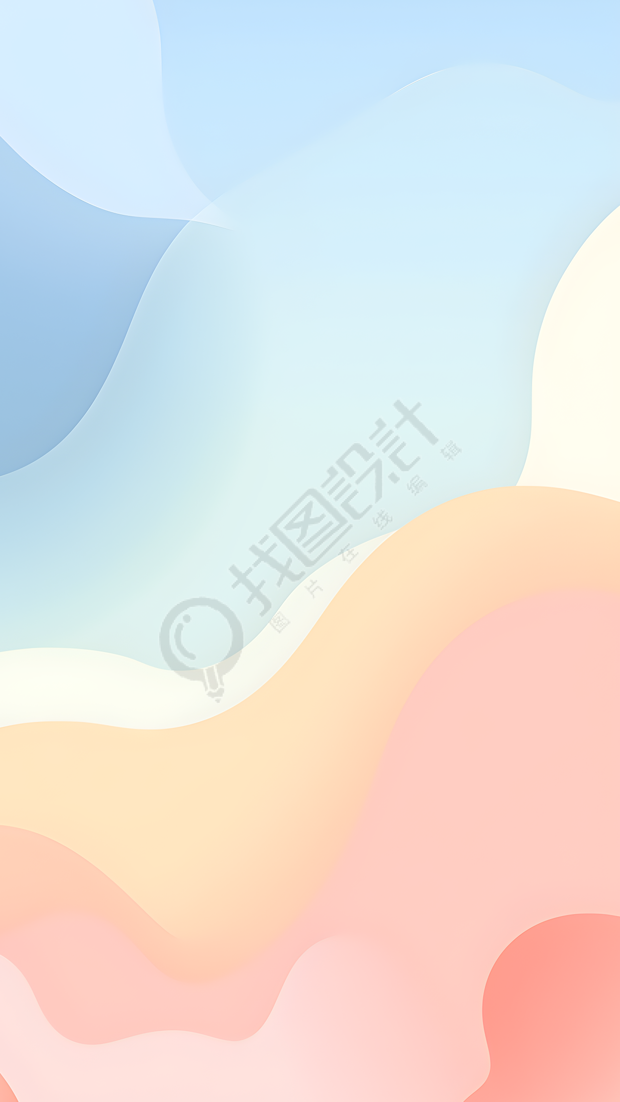 莫兰迪色调简约彩色背景