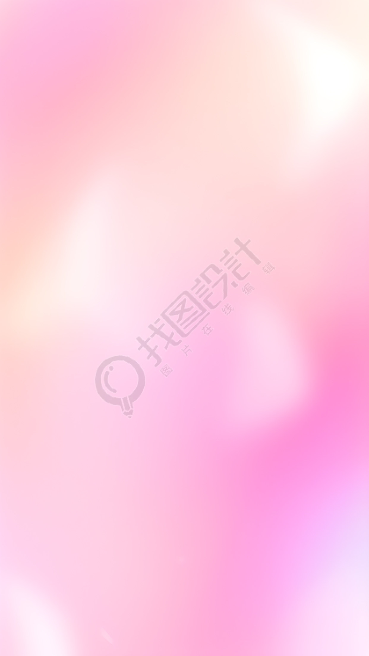 柔和渐变粉色弥散风背景