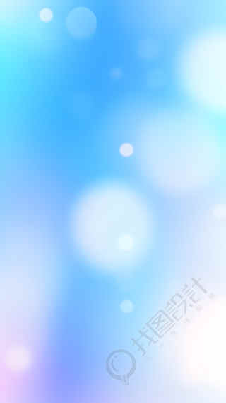 蓝色渐变白色星光背景