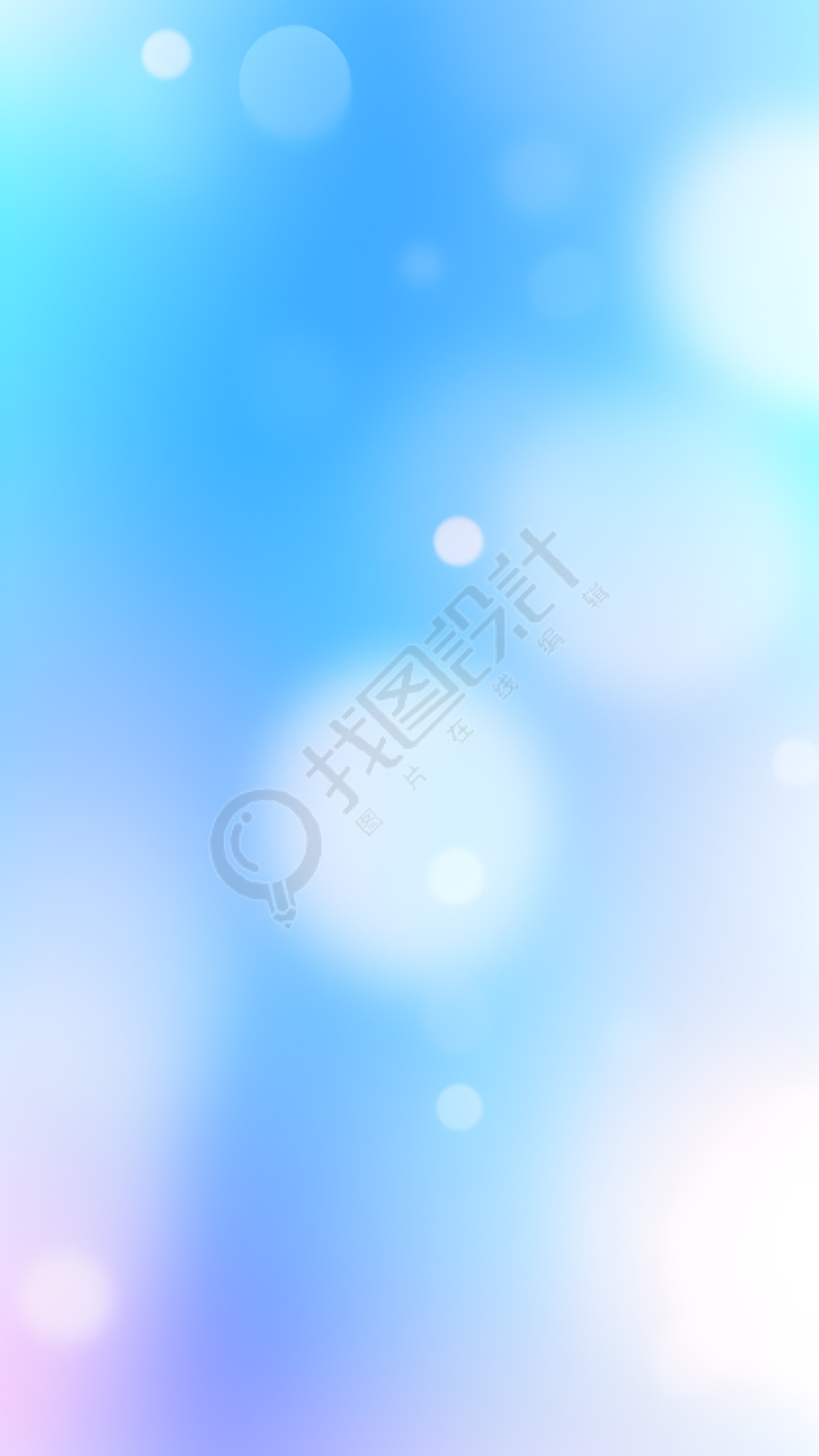 蓝色渐变白色星光背景