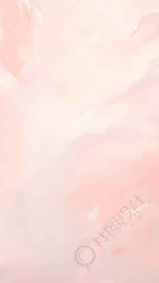 重彩油画粉色唯美背景