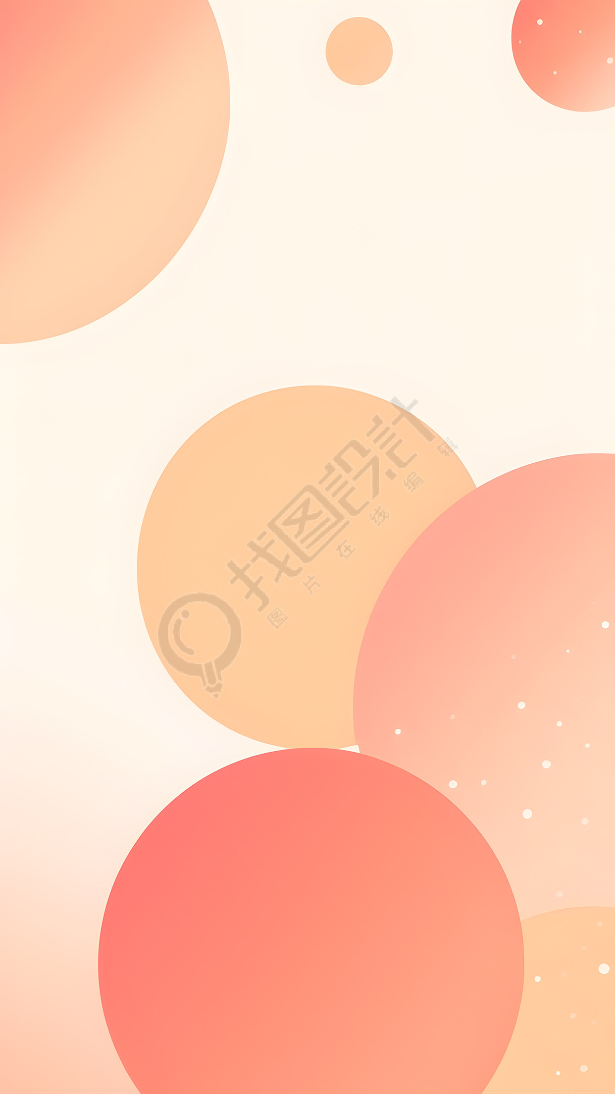 圆形渐变光影效果背景