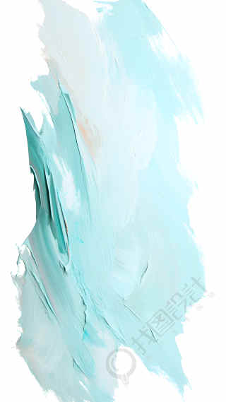 绿色油画颜料简约背景