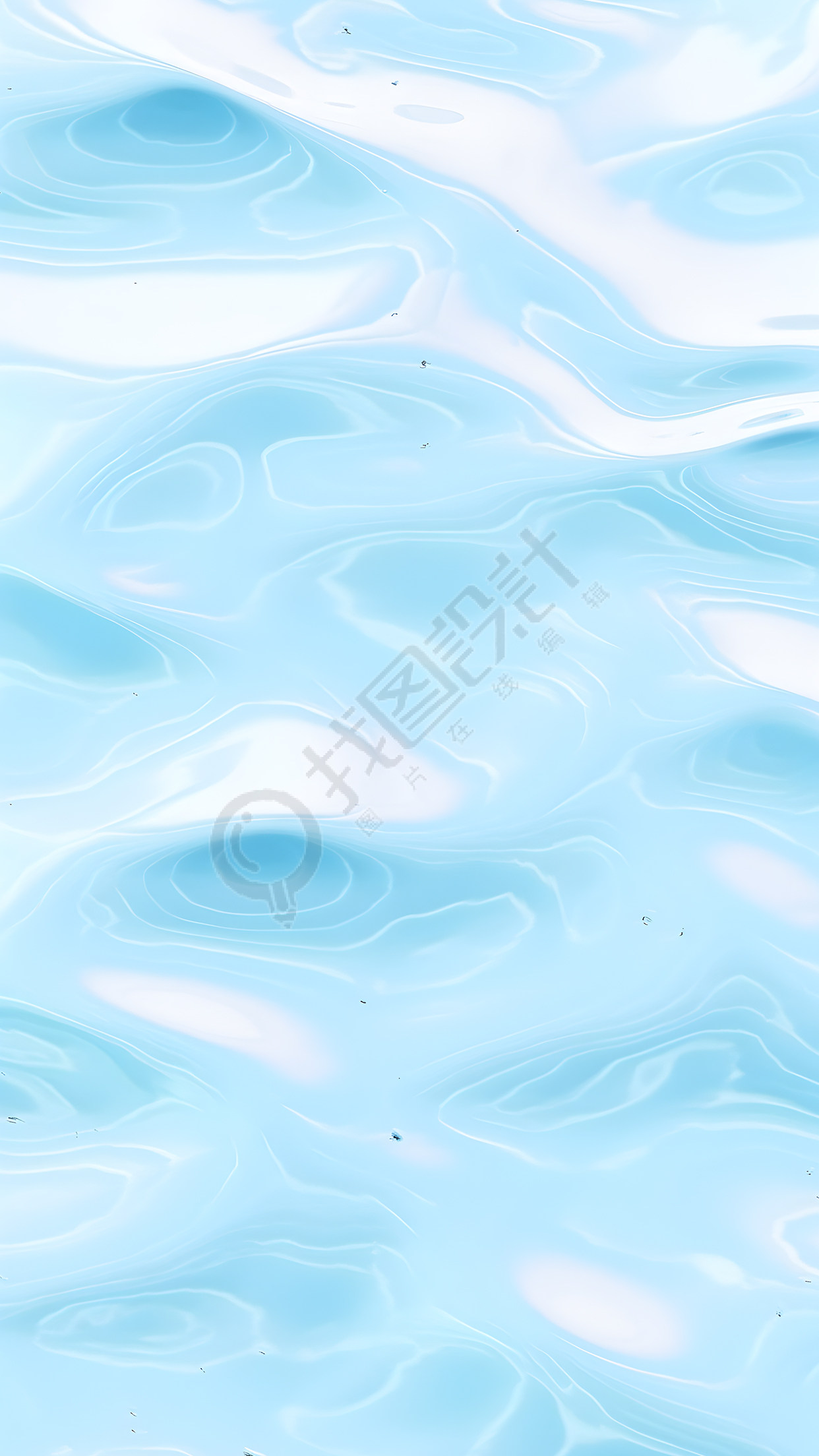 秋季小清新水面背景