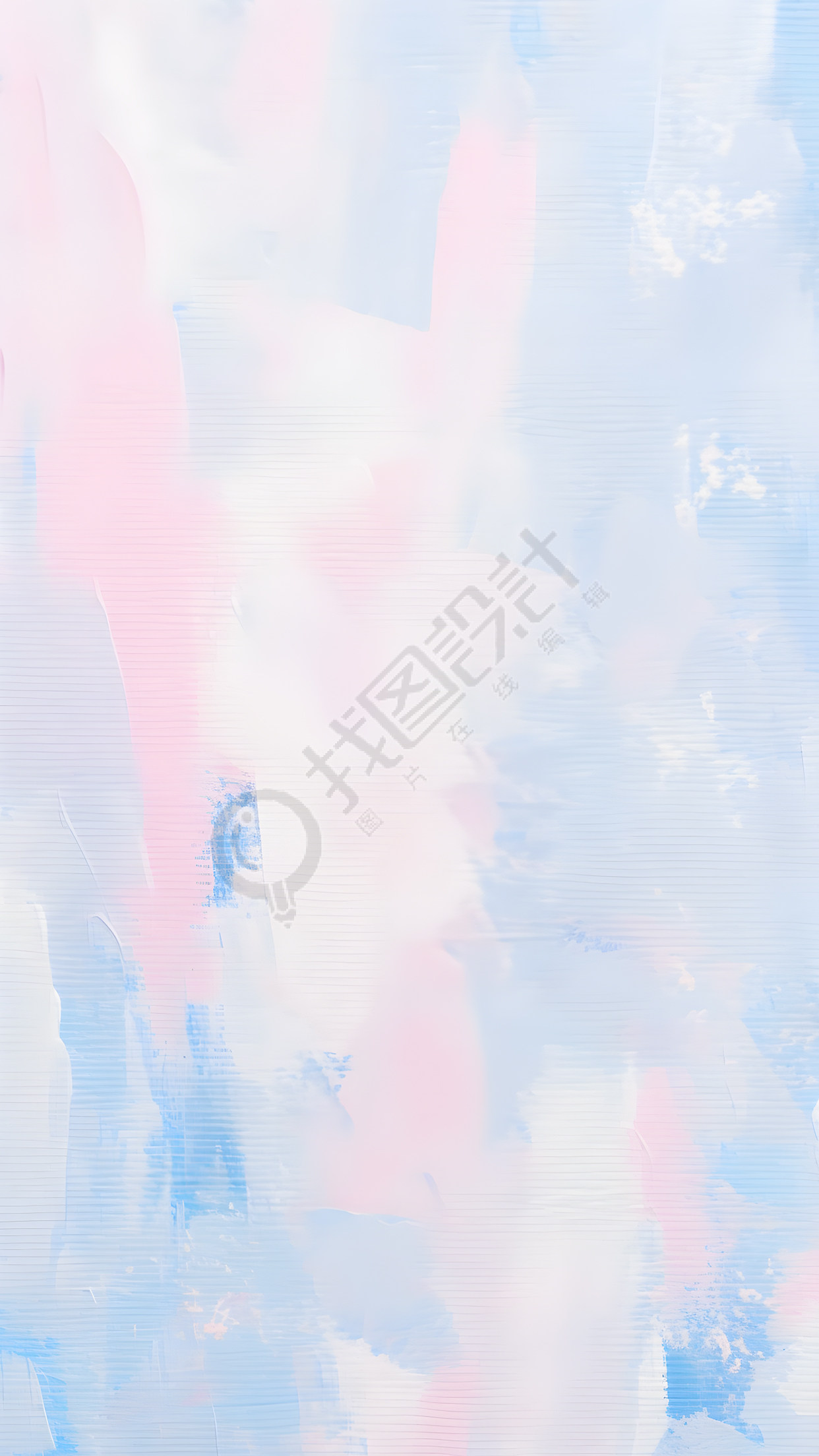 油画风简约纯色背景