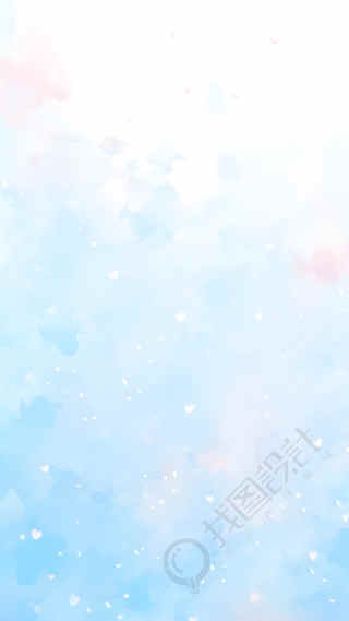 淡雅简约蓝色渐变背景