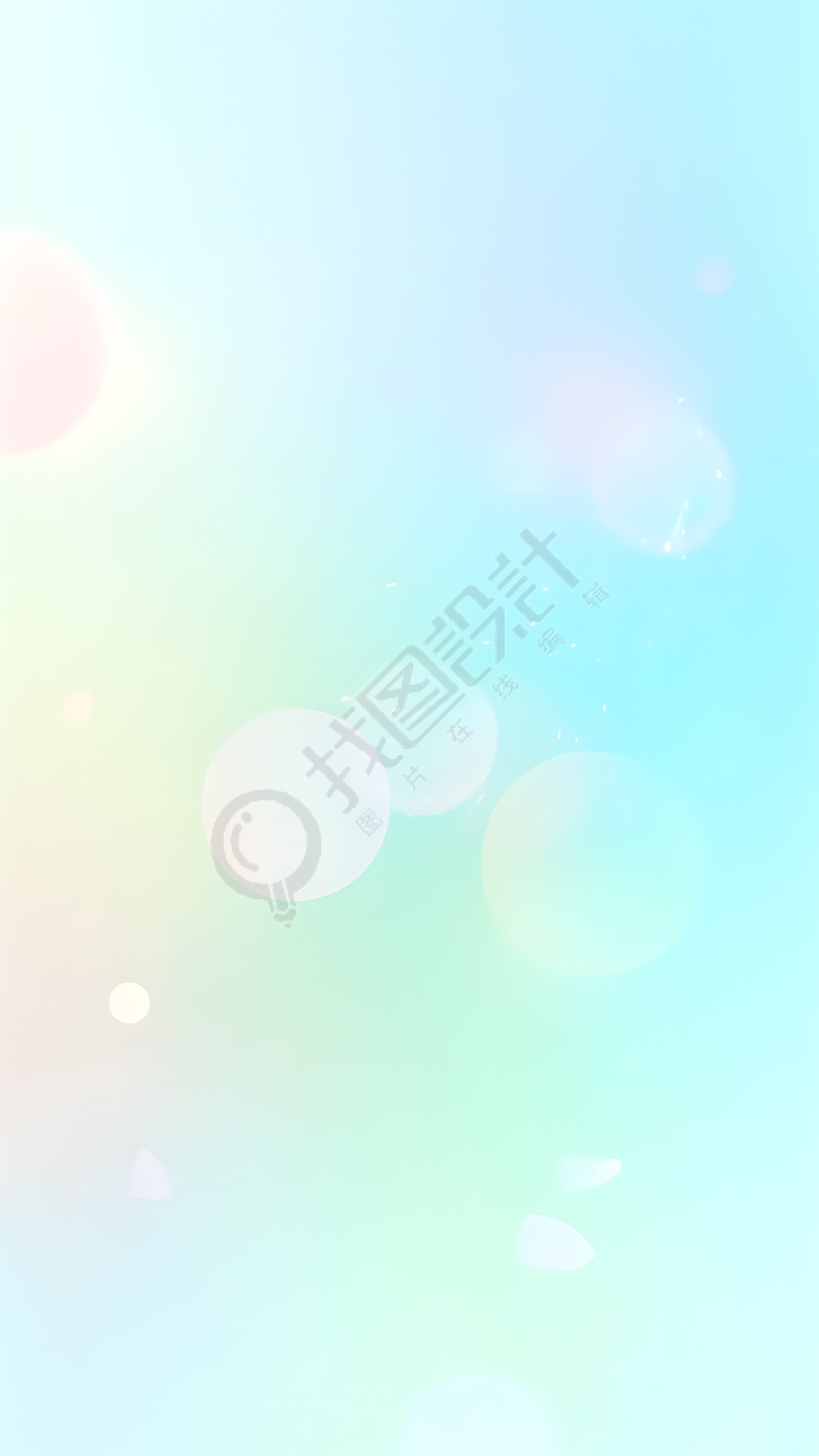 半透明气泡创意背景