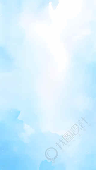 极简风蓝白色背景