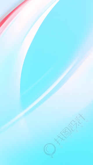 清新蓝色唯美背景