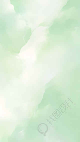 极简风绿色渐变背景