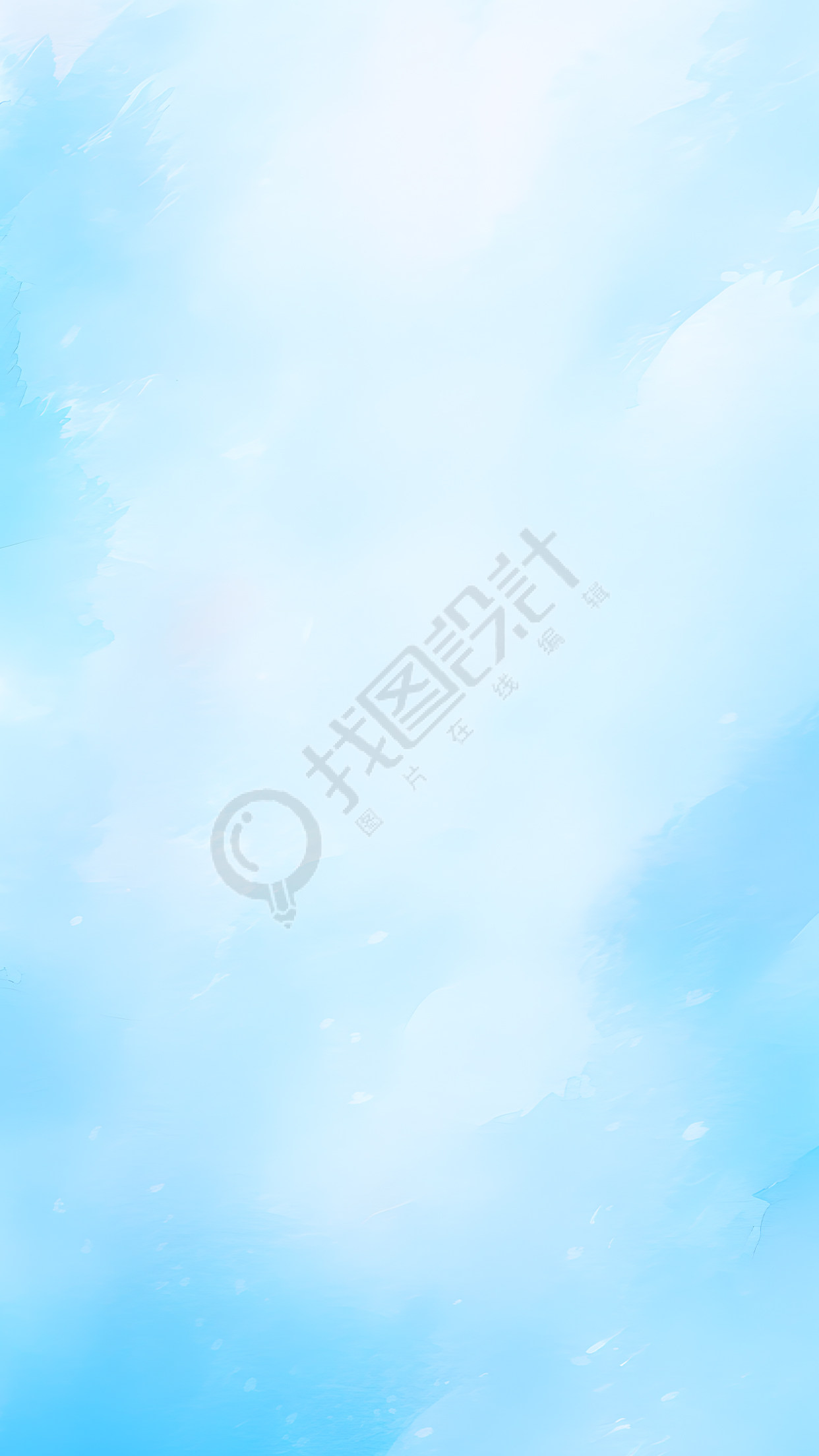 淡雅蓝色纯色背景