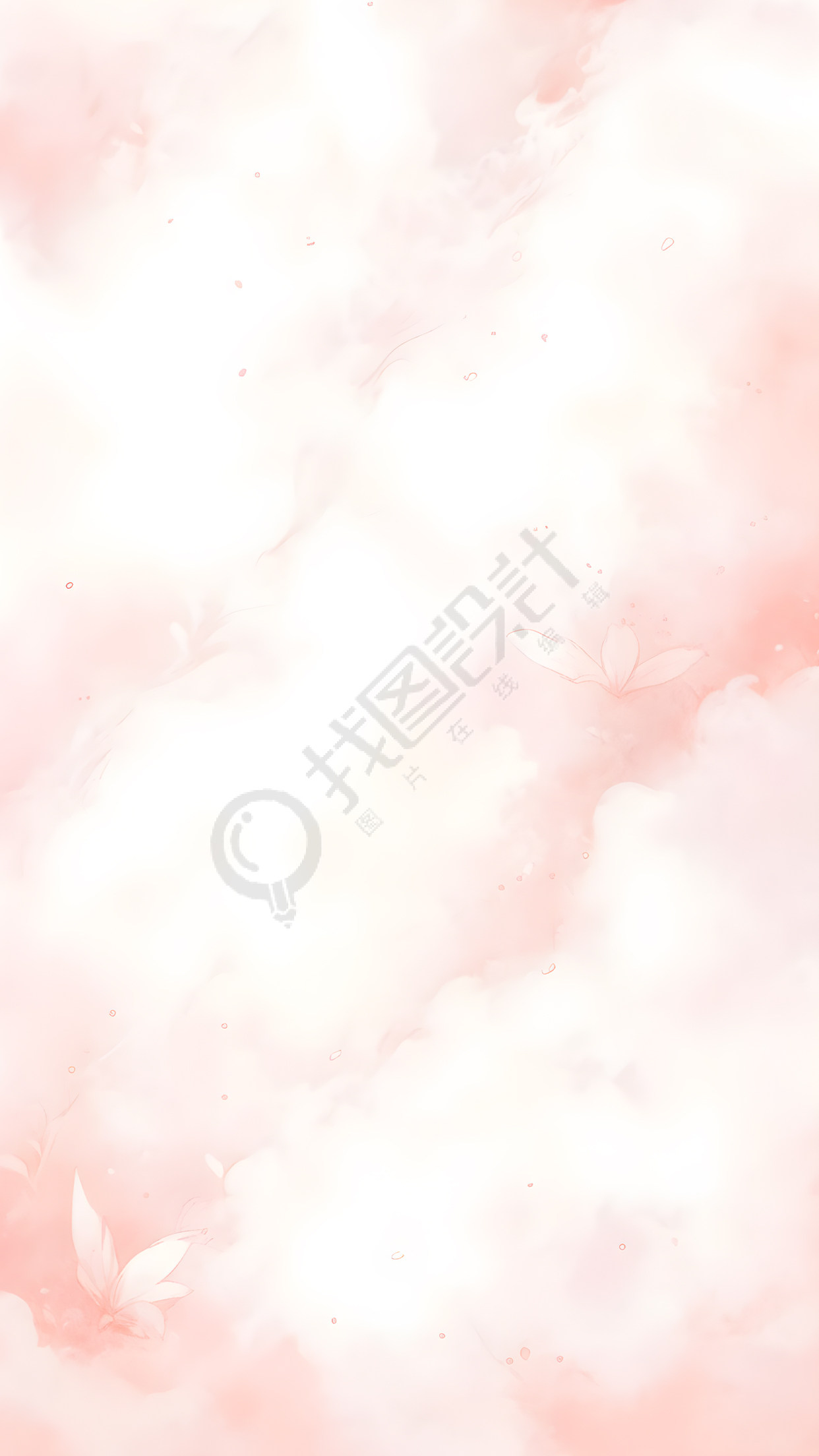 粉白色弥散风背景