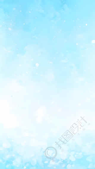 白色星光点点蓝色背景