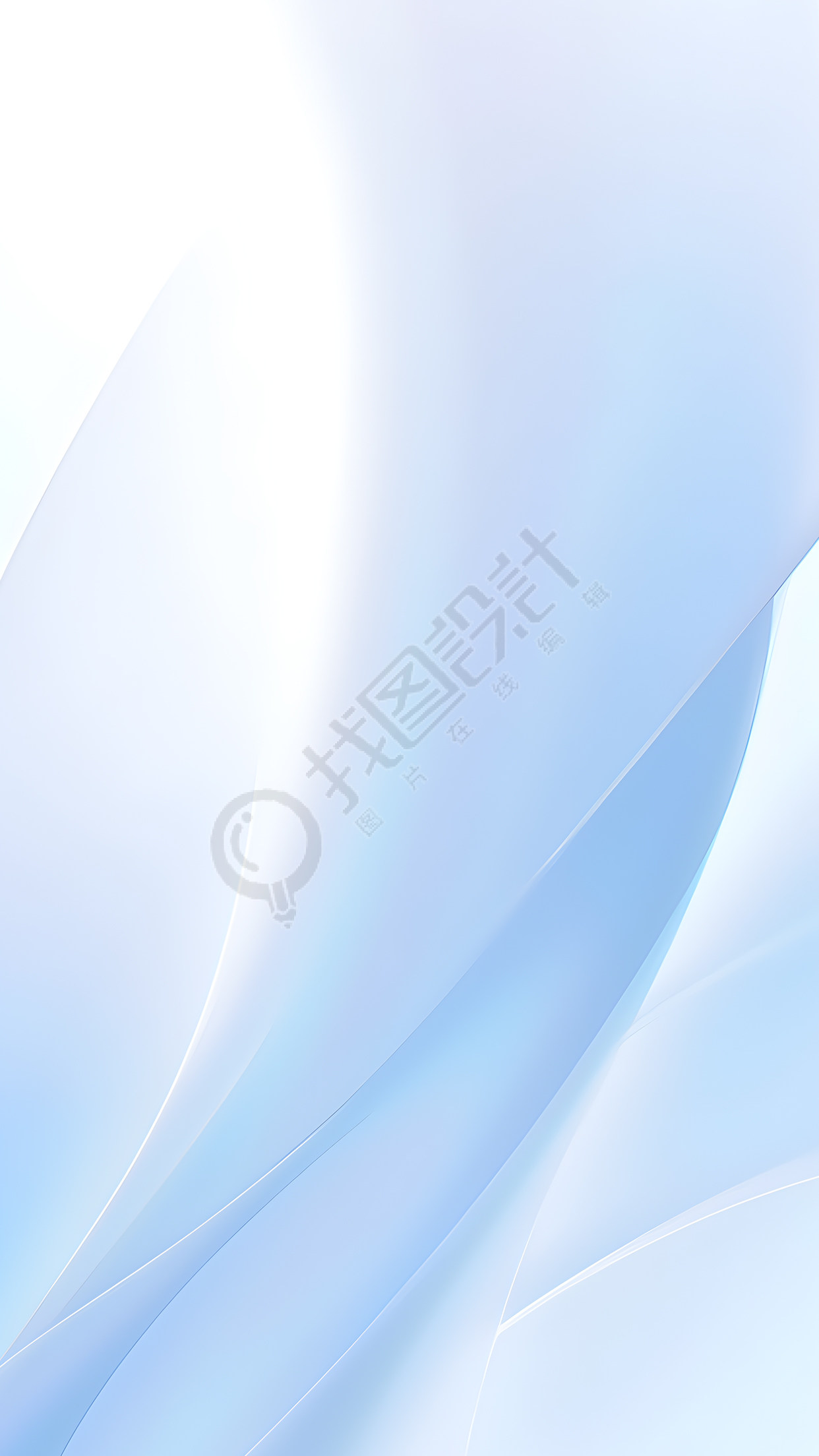 简约清新浅蓝色背景