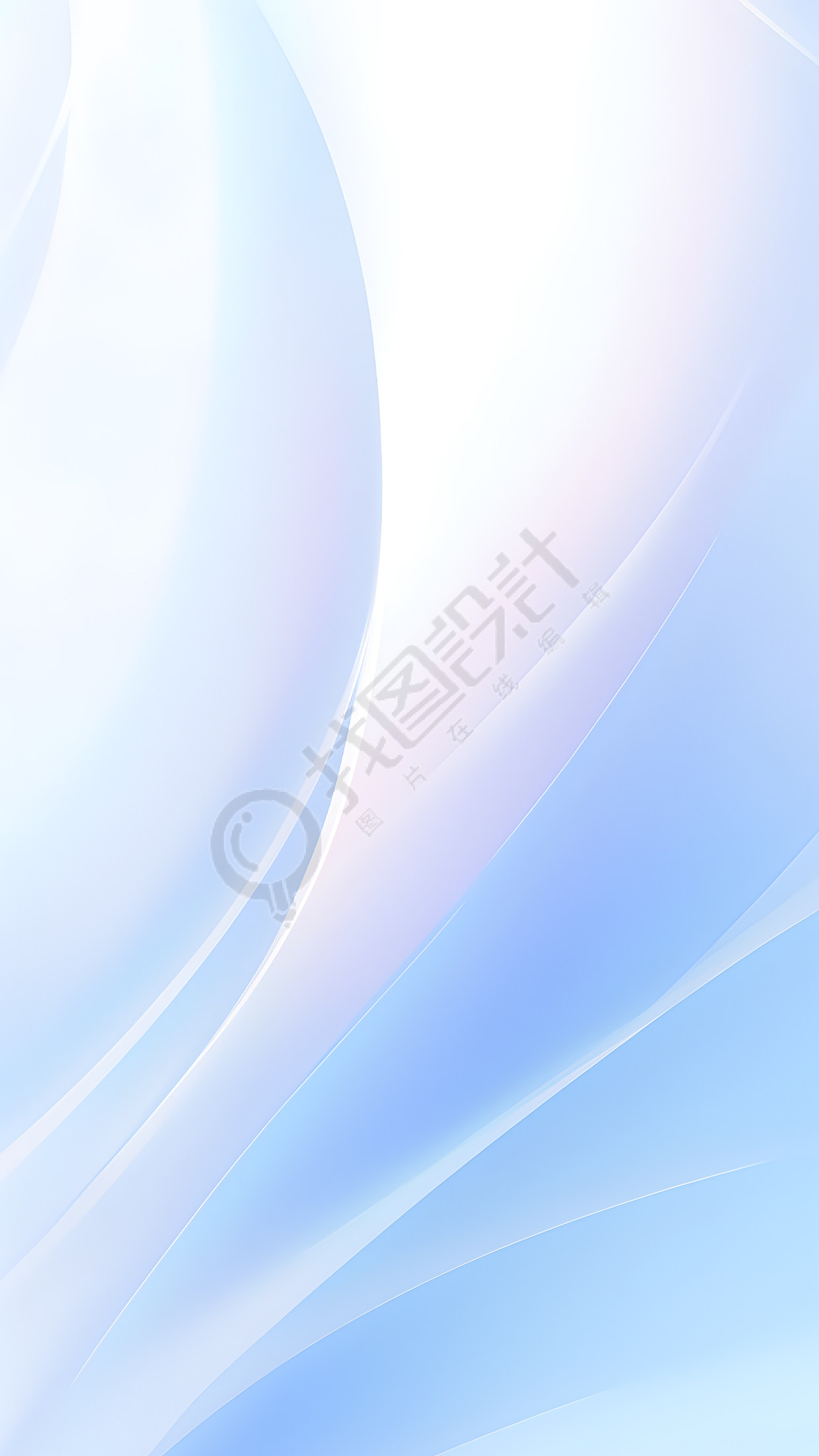 清新简约蓝色渐变背景