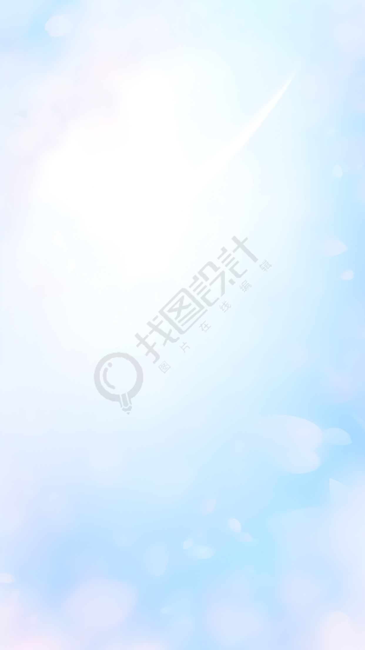 明亮蓝色淡雅背景